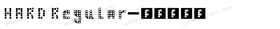 HARD Regular字体转换